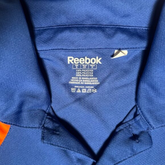 Reebok New York Mets Polo Shirt Mens Size S Blue MLB Baseball Embroidered Logo - Picture 4 of 7